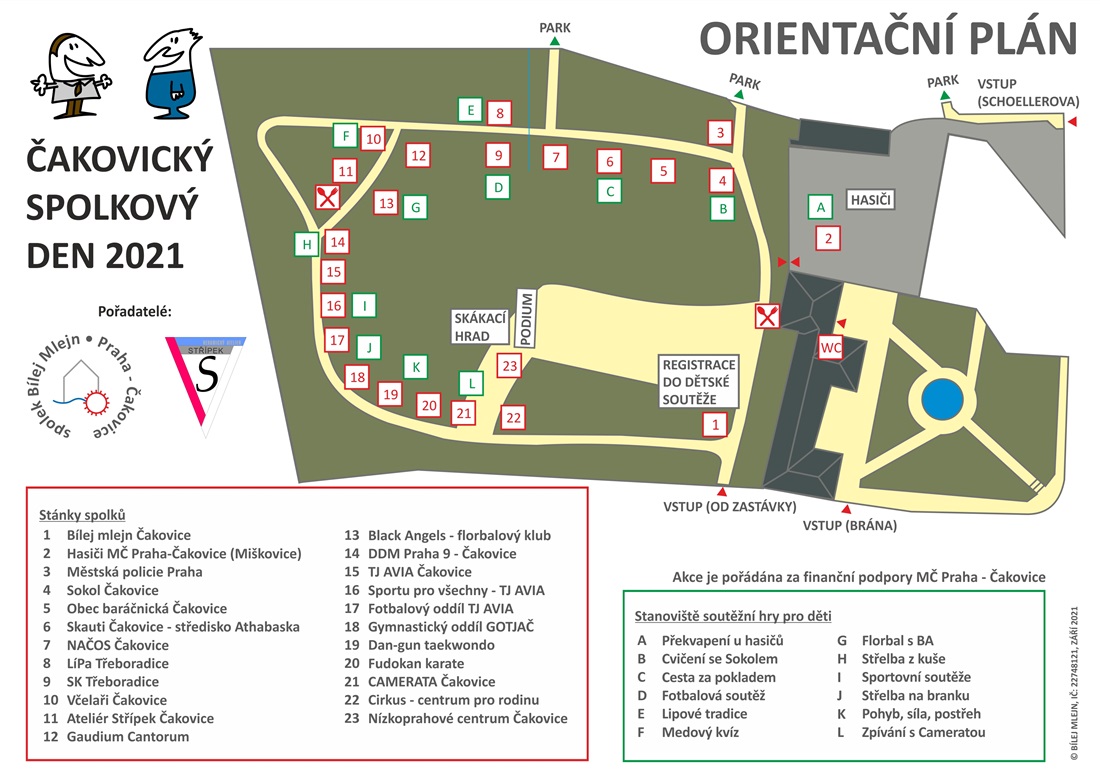 orientační plán
