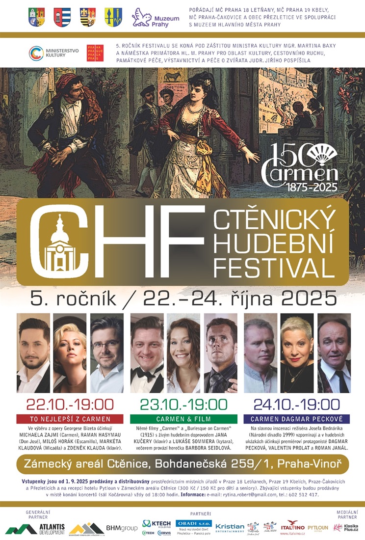 Ctěnický hudební festival - TO NEJLEPŠÍ Z CARMEN