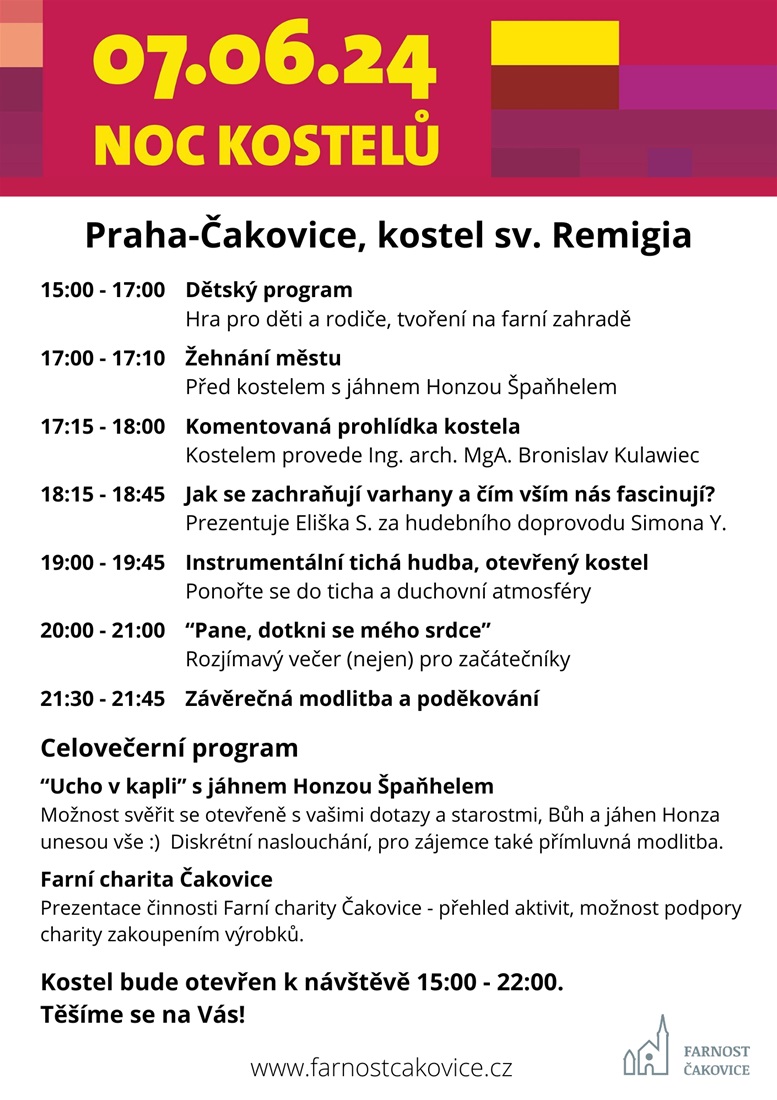 noc kostelů