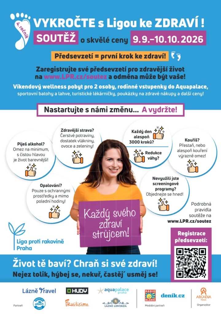4. ročník soutěže VYKROČTE s Ligou ke zdraví