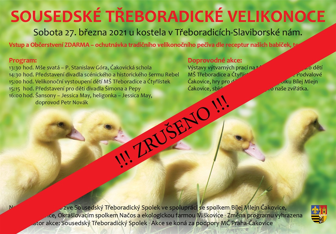 SOUSEDSKÉ TŘEBORADICKÉ VELIKONOCE_ZRUŠENO SOUSEDSKÉ TŘEBORADICKÉ VELIKONOCE_ZRUŠENO
