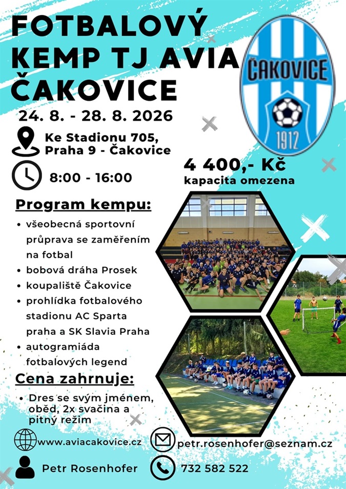 fotbalový kemp TJ Avia Čakovice