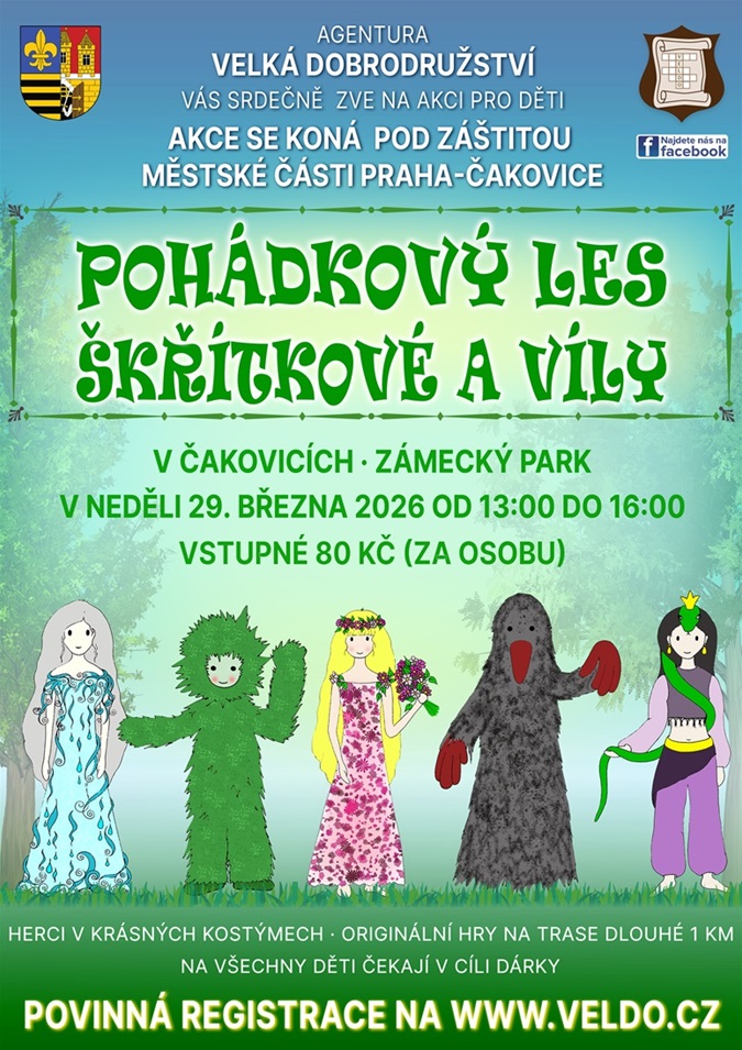 Pohádkový les skřítkové a víly