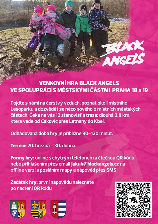 Venkovní hra Black Angels