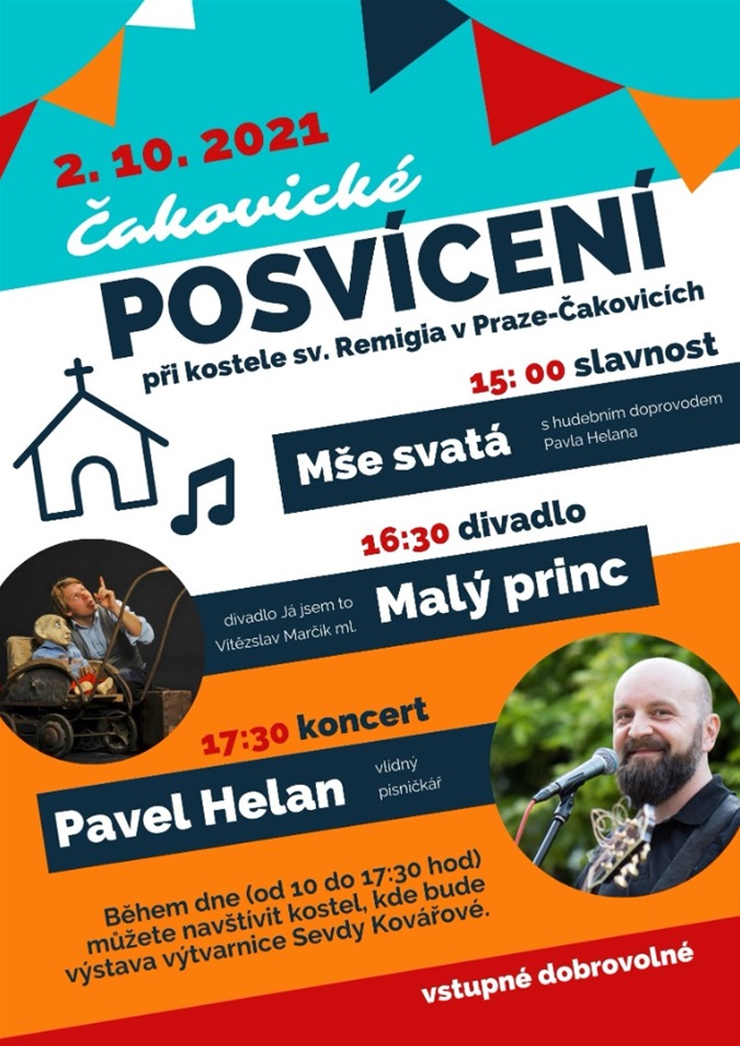 Čakovické posvícení při kostele sv. Remigia