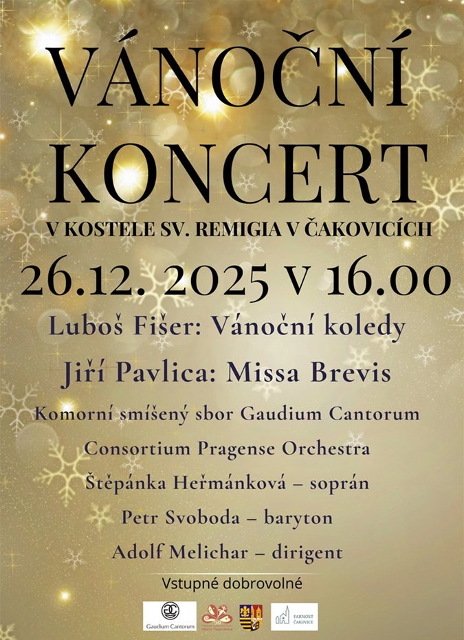 Vánoční koncert v kostele sv. Remigia v Čakovicích