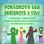 Pohádkový les skřítkové a víly